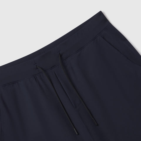 The Atlas Short 8 inch Navy Blue in an additional lifestyle view