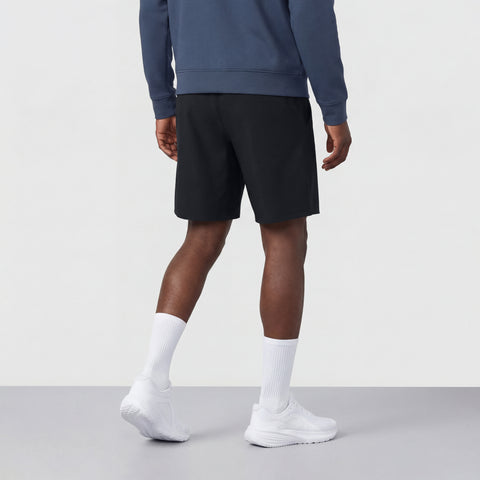The Atlas Short 8" in True Black in a lifestyle setting