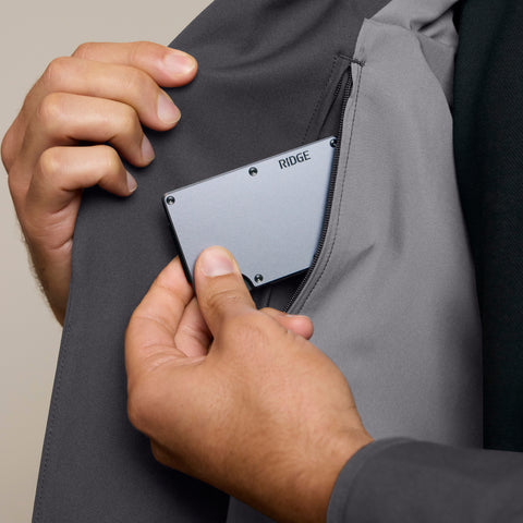 The Jetsetter Blazer in Charcoal Gray on a neutral background