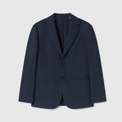The Jetsetter Blazer in Deep Blue detail view