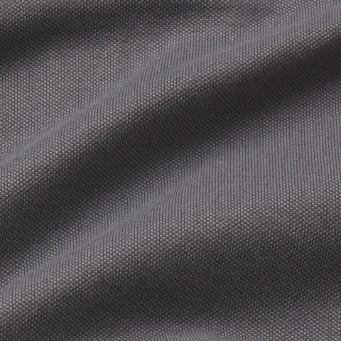 The Clubhouse Pique Polo in Charcoal Gray on a neutral background