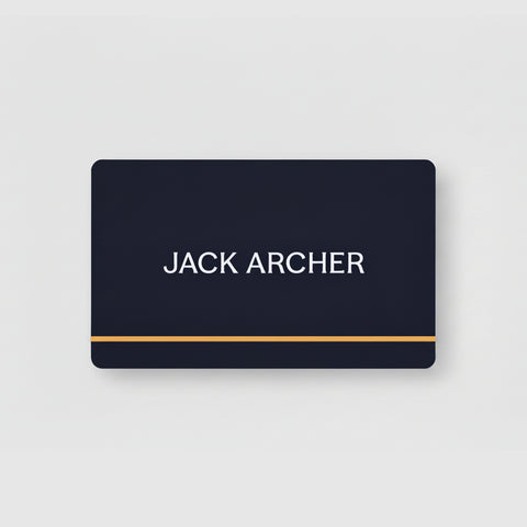 The Jack Archer Digital Gift Card, alternate design view.