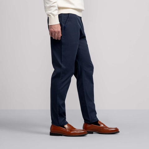 Back view of the Jetsetter Tech Pant Relaxed Fit in Deep Blue