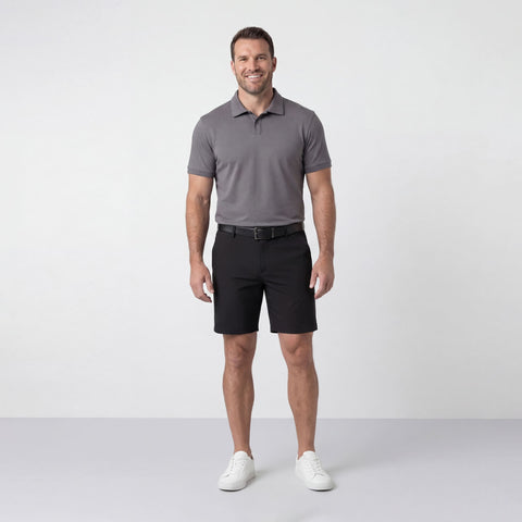 Additional view of the Jetsetter Tech Short 7 inches in True Black