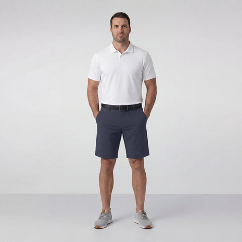 Additional view of the Jetsetter Tech Short 9 inches in Deep Blue