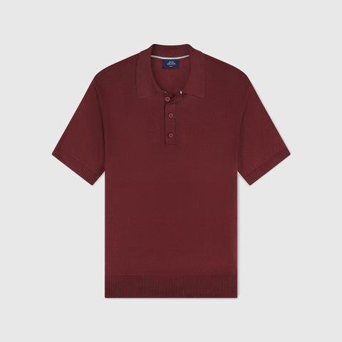 The Legacy Resort Polo in Maroon, displayed flat on a neutral background.