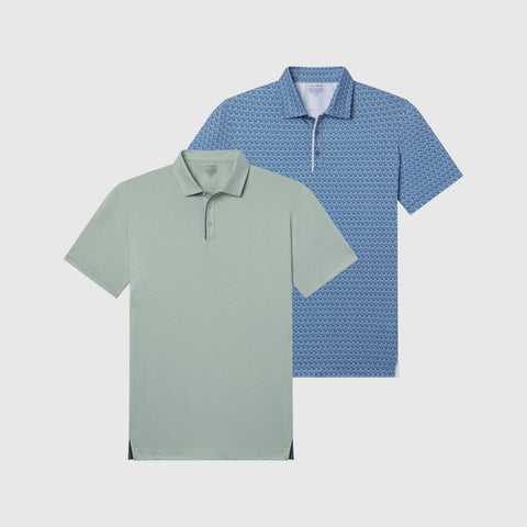 The Clubhouse Polo Pack, a bundle of two polos