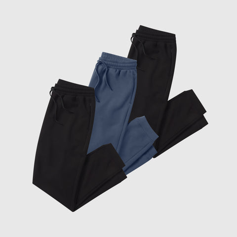 The Sandwash Jogger Pack, showing three joggers in mixed colors.