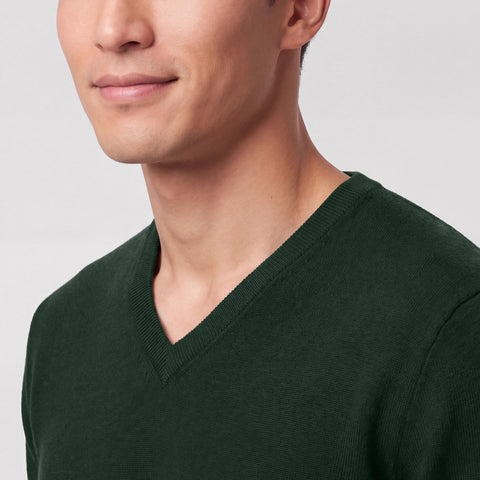 Anytime V-Neck Sweater -- Pine Grove