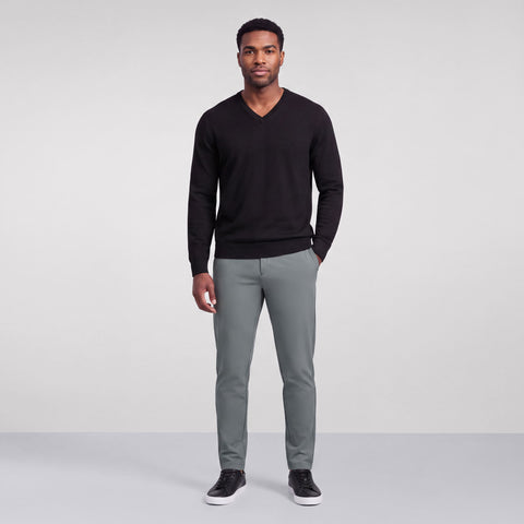 Anytime V-Neck Sweater -- True Black