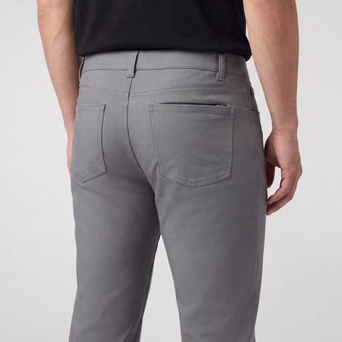 Back view of the Charter Twill Pant in Granite