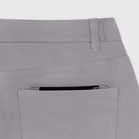 Detail of the Charter Twill Pant in Granite