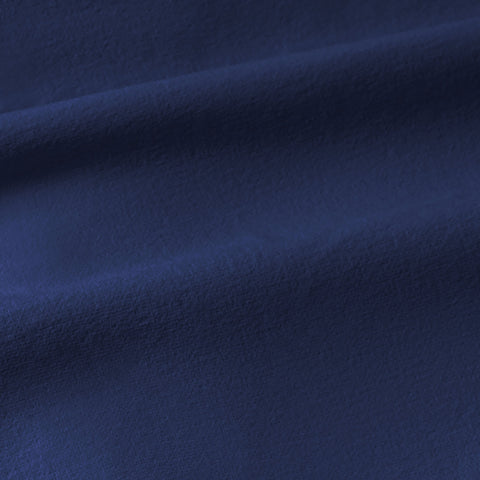 The Everywear Shirt Standard Length in Navy styled in a casual setting.