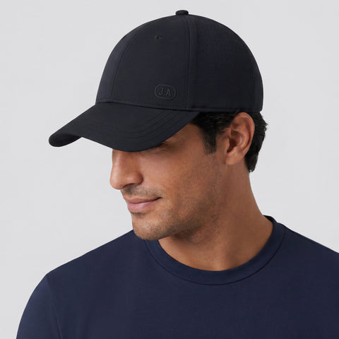 Detail view of the Club Performance Hat in Black