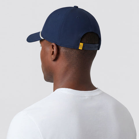 Side view of the Archer Signature Hat in Navy